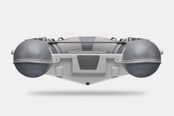 Gladiator RIB 420 AL Светло-темносерый моторная лодка ПВХ Жесткое дно (морской алюминий), киль, фото 5