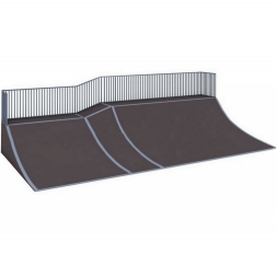 Двухуровневая радиусная горка