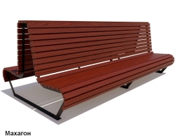 Скамейка уличная Геленджик, Сосна 3 м, фото 3