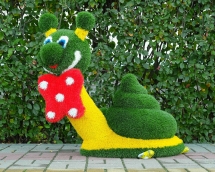 Топиари улитка Малышка - газон Eco