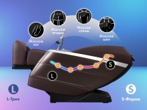 Массажное кресло FUJIMO 氣 FLEXOR F500 Brown