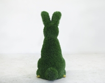 Топиари заяц Трини, h=80 см - газон Deluxe Green