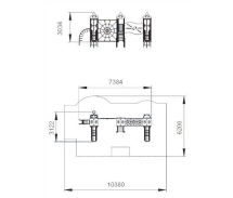 Детский игровой комплекс &quot;Паутинка&quot; Т805 