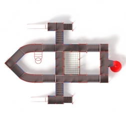 Детская игровая площадка Пароход ДИК 2.03.3.05-01, фото 4