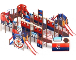 Детская игровая площадка Пароход ДИК 2.03.3.05-01, фото 1