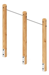 Турник взрослый двойной (лиственница) СО 2.20.09-Л.И1, фото 1