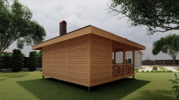 Квадратная беседка ВАЛДАЙ, фото 3 Квадратная беседка ВАЛДАЙ, фото 3