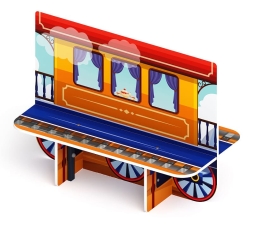 Вагончик - Скамейка детская - МФ 41.03.07, фото 2