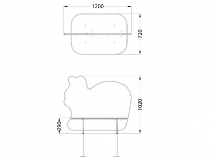МФ 1.27 Лавочка «Улитка», фото 2