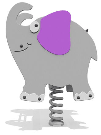 Качалка Слон ВСТ 3254 на 1 пружине для детской площадки, фото 1