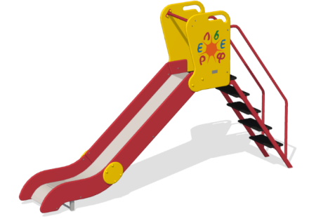 Детская горка Средняя ГР-02 H=1250 для игровой площадки, фото 2