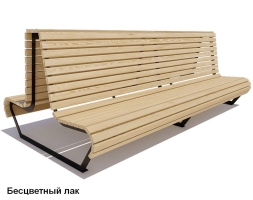 Скамейка уличная Геленджик, Сосна 2 м, фото 1