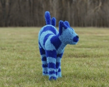 Топиари кот Полосатик - газон Eco