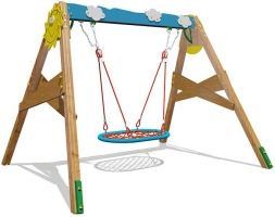 Качели-гнездо День-ночь 04806 для детской площадки, фото 1 Качели-гнездо День-ночь 04806 для детской площадки, фото 1