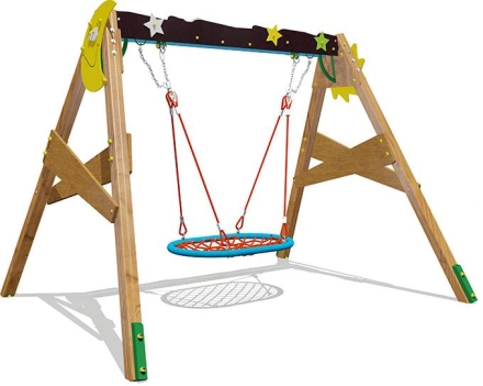 Качели-гнездо День-ночь 04806 для детской площадки, фото 2