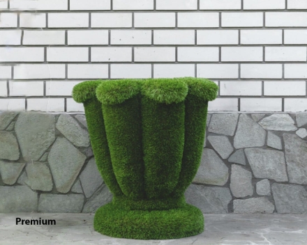 Топиари Вазон малый, 70 см - газон Premium, фото 1