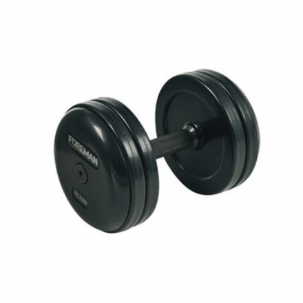 Гантели фиксированные обрезиненные в сборе FOREMAN FP/RUB-EPR/15KG, пара, фото 1