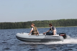 Моторная лодка ПВХ Фрегат 390 C киль, усиленный пайол, фото 7