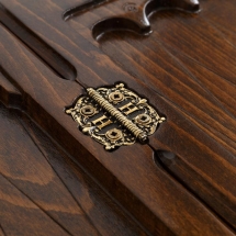 Нарды резные "Корона" с ручкой, Haleyan Нарды резные "Корона" с ручкой, Haleyan