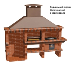 Печь Аристократ 832 Прямоугольный кирпич желтый, фото 10