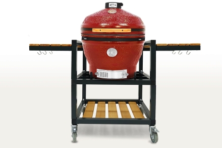 Керамический гриль-барбекю 24 дюйма CFG CHEF Красный, фото 1