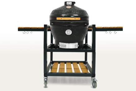 Керамический гриль-барбекю 24 дюйма CFG CHEF Красный, фото 18