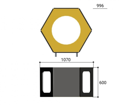 Гайка вертикальная Romana 115.07.00, фото 3