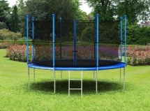 Батут с защитной сеткой (лестница в комплекте) Diamond Fitness Internal 12ft (366 см) Батут с защитной сеткой (лестница в комплекте) Diamond Fitness Internal 12ft (366 см)