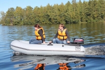 Моторная лодка ПВХ Фрегат 320 ЕК Серый Моторная лодка ПВХ Фрегат 320 ЕК Серый