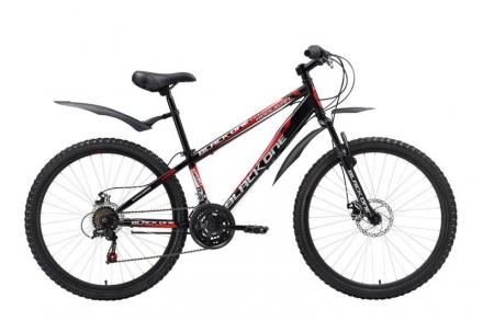 Велосипед Black One Hooligan Disc черно-красный 13", фото 1