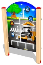 Развивающий элемент Дорожные знаки РЭ020 для детской площадки