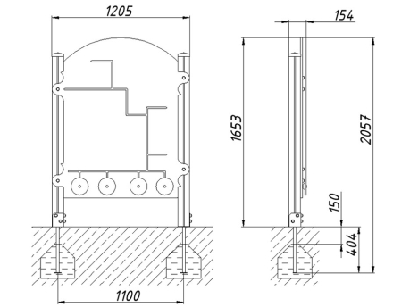 Развивающий элемент Дорожные знаки РЭ020 для детской площадки, фото 4