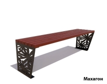 Банкетка Ромашка, Сосна 2 м Банкетка Ромашка, Сосна 2 м