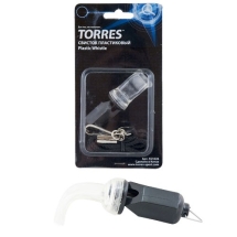 Свисток пласт. без шарика "TORRES", арт.SS1026, шнурок с карабином в комплекте, черный Свисток пласт. без шарика "TORRES", арт.SS1026, шнурок с карабином в комплекте, черный