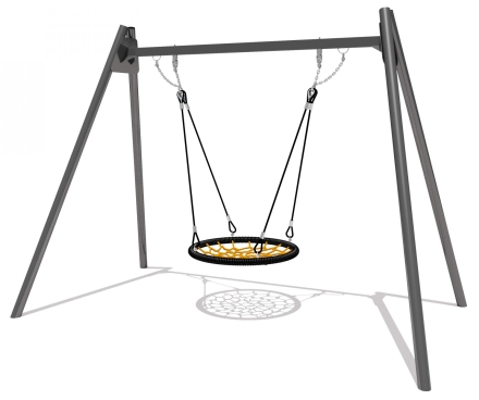 Качели Гнездо 04057 с подвесом металлические для детской площадки, фото 1