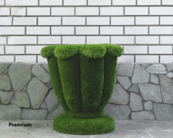 Топиари Вазон малый, 70 см - газон Eco Green, фото 2