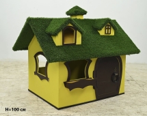 Топиари Дом для гномиков, h=170 см - газон Premium