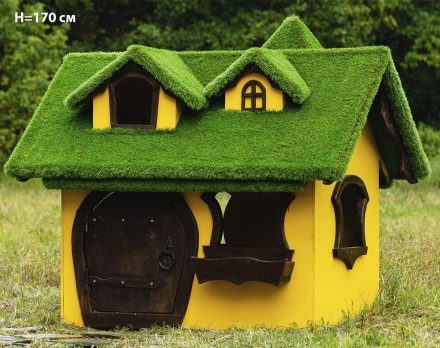 Топиари Дом для гномиков, h=170 см - газон Premium, фото 1