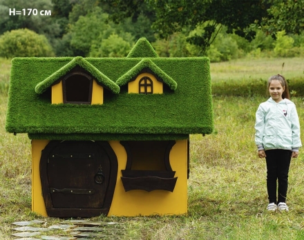 Топиари Дом для гномиков, h=170 см - газон Premium, фото 4