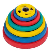 Диск обрезиненный PROFI-FIT цветной "FASSION" D-51, 10 кг