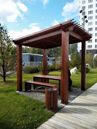 Теневой навес Руф 5, ширина 6,0 м, фото 2