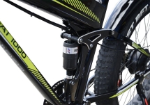 Велогибрид UBERBIKE FAT 48V 1000W BLACK