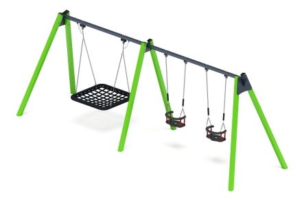 Качели М3 (зеленый) ИО 13.М.06.03.01.01-02.1, фото 4