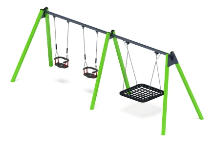 Качели М3 (зеленый) ИО 13.М.06.03.01.01-02.1, фото 2