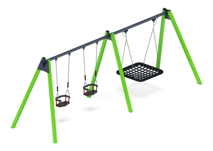 Качели М3 (зеленый) ИО 13.М.06.03.01.01-02.1, фото 1