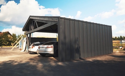 Навес для автомобилей ЭЛИТНЫЙ Несущий каркас, фото 2
