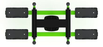 Двойные лыжи (зеленый) - Уличный тренажер - СТ 009-12.И1, фото 5