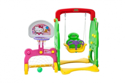 Качели Perfetto Sport PS-051 + ворота Котенок, фото 1