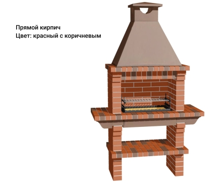Печь Аристократ 702 Прямоугольный кирпич красный, фото 9