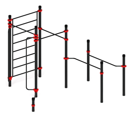 Воркаут ЛОВ 89 красный ВТ 101.15-01, фото 1